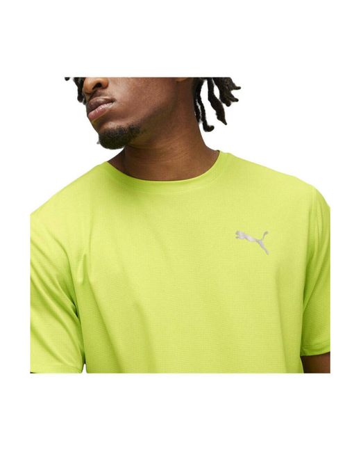 T-Shirt de Running Run Favorite Velocity L Lime Pow Green PUMA pour homme en coloris Yellow