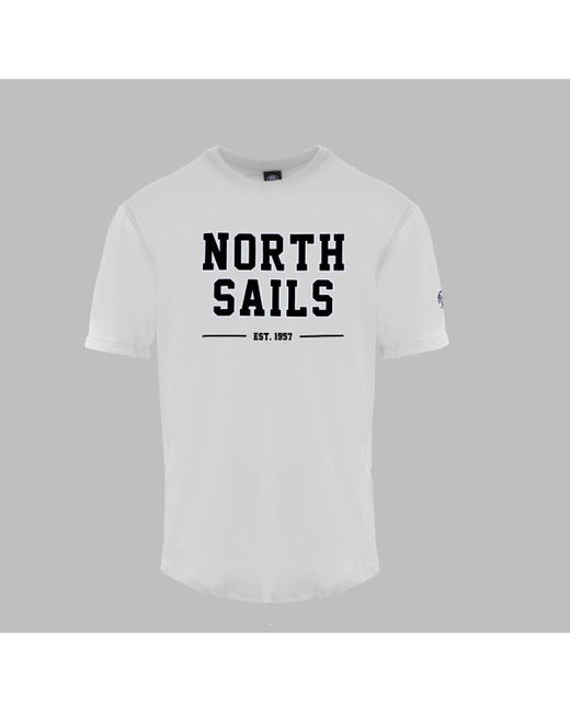 T-shirt - 9024060 North Sails pour homme en coloris White