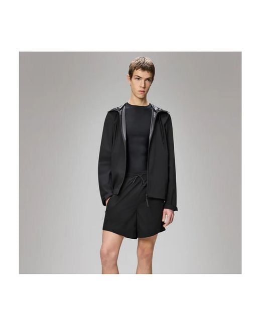 Pantalon MITO SHORTS Rains en coloris Black