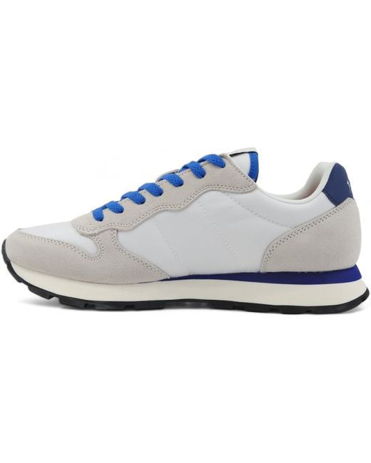 Chaussures Tom Solid Sneaker Uomo Bianco Z34101 Sun 68 pour homme en coloris Blue