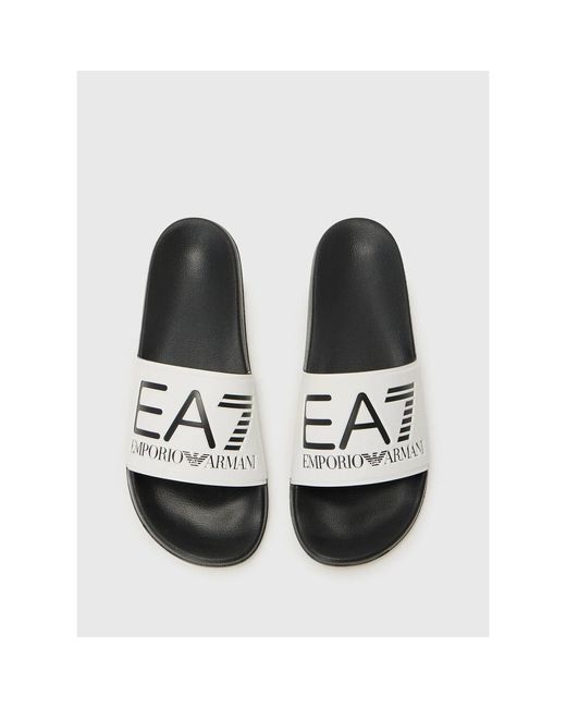 Claquettes 40786 EA7 pour homme en coloris Black