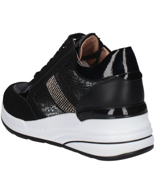 Baskets basses Keys en coloris Black
