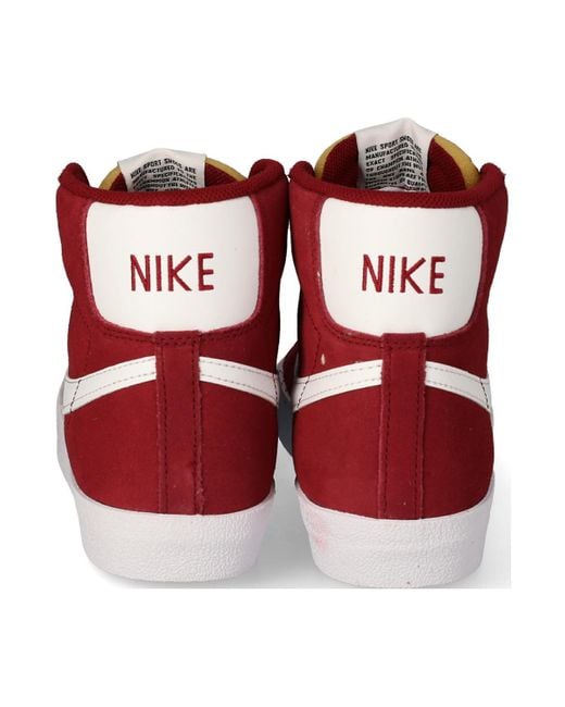 Blazer Mid Suede Bordeaux Homme Chaussures Nike pour homme en coloris Rouge  | Lyst