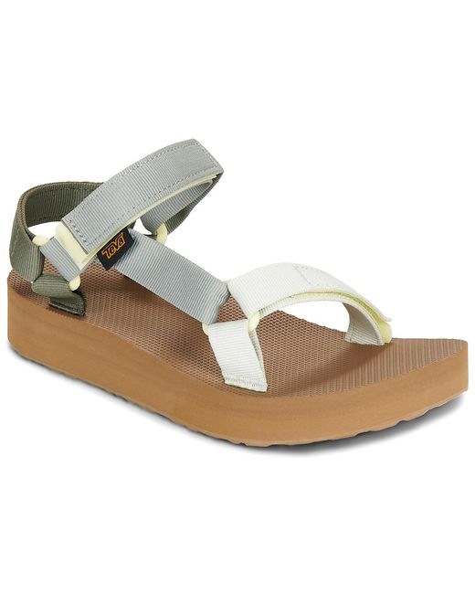Teva Metallic Keilabsatzsandalen Midform Universal