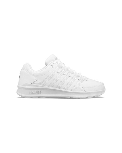 Baskets basses Vista Trainer K-swiss pour homme en coloris White