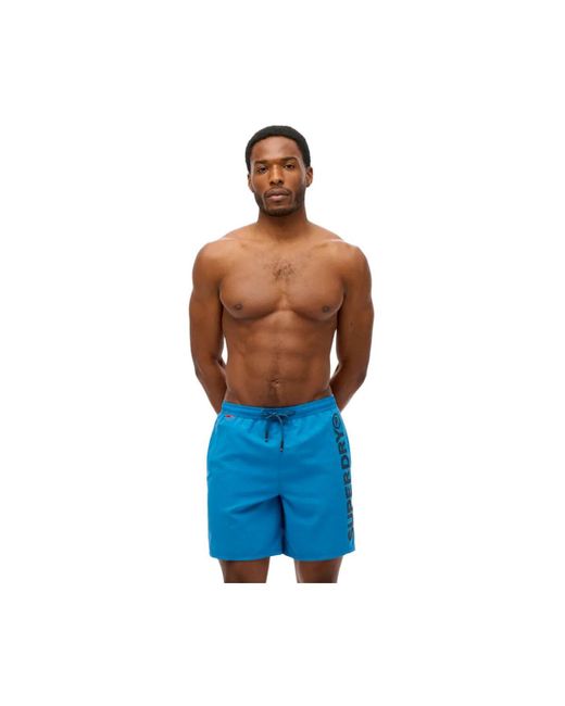 Maillots de bain Sport Graphic 17 Superdry pour homme en coloris Blue