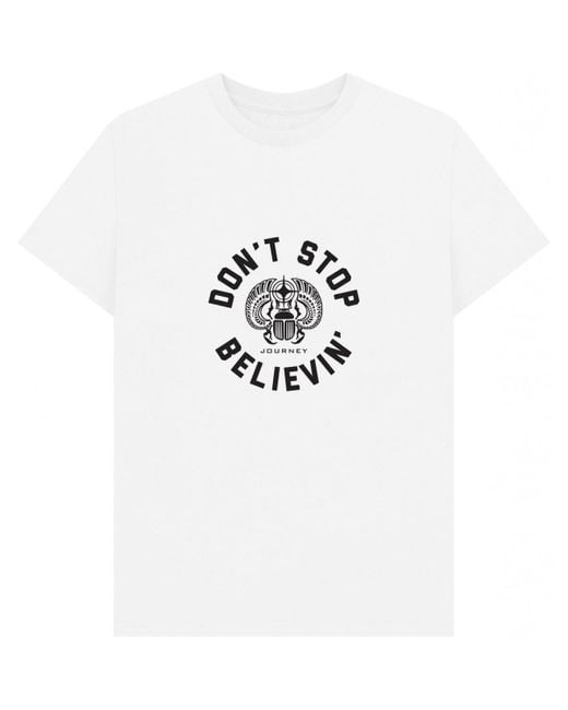 T-shirt Don't Stop Believin' Journey pour homme en coloris White