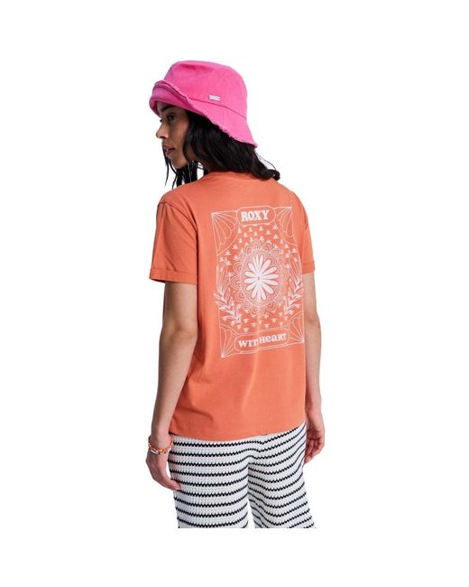 T-shirt Oceanregular Roxy en coloris Orange
