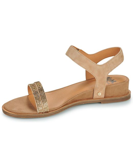Sandales OUVAL Mam'Zelle en coloris Brown