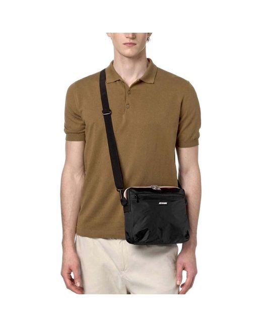 Sac Bandouliere K-Way pour homme en coloris Black