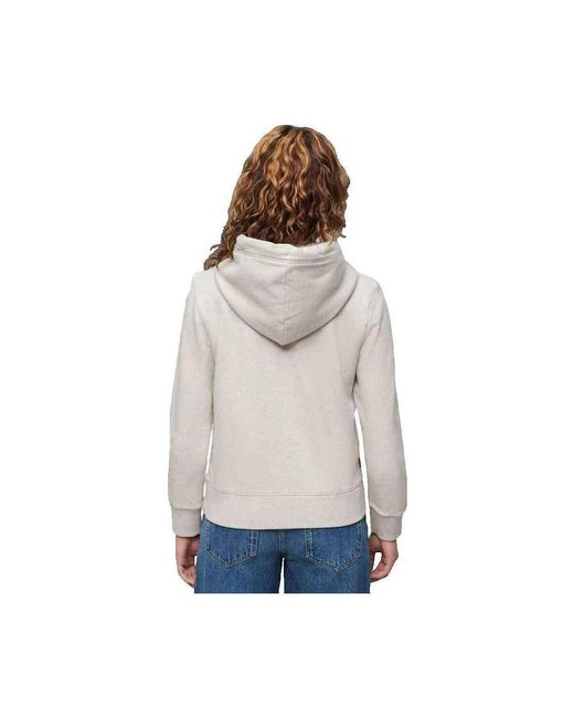 Sweat-shirt Sweat à capuche à motif Vintage Logo brodé Superdry en coloris Gray