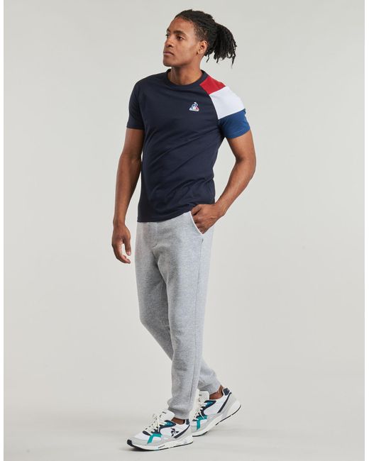 Le Coq Sportif T-Shirt Bat Sp Tee Ss N°1 M in Blue für Herren