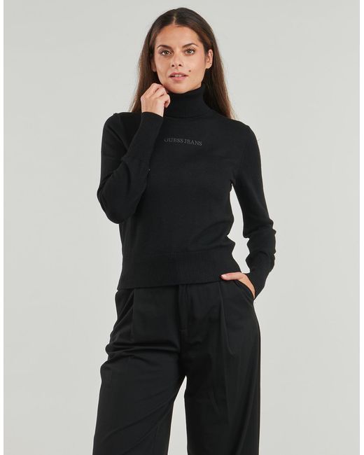 Pull Tn J Emb Swtr Guess en coloris Black