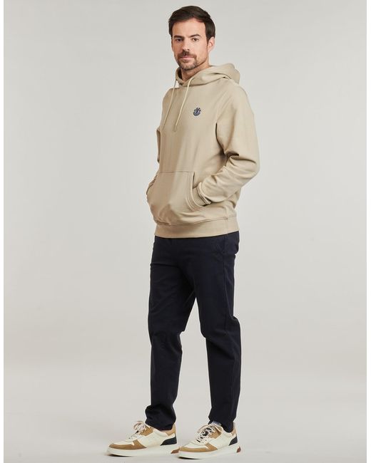 Element Capuchon Sweaters 3 Horizons Po in het Natural voor heren
