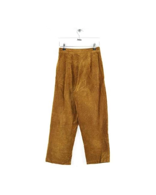 Pantalon Pantalon large en coton Des Petits Hauts en coloris Natural