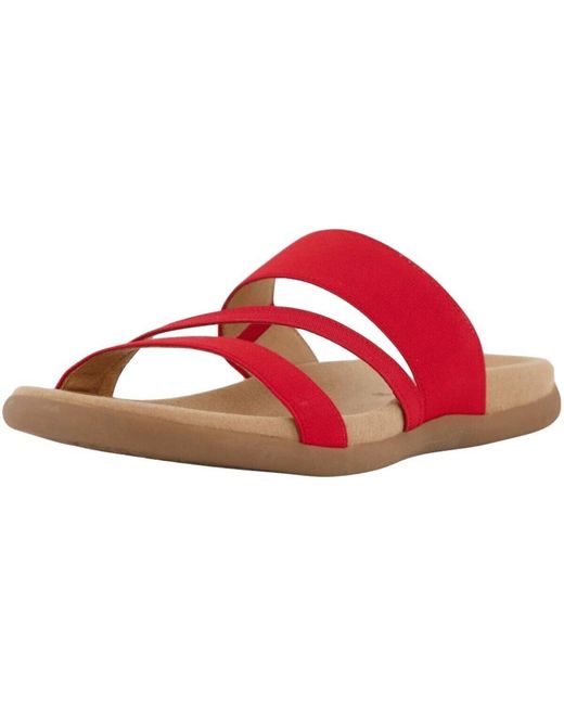 Sabots Gabor en coloris Red