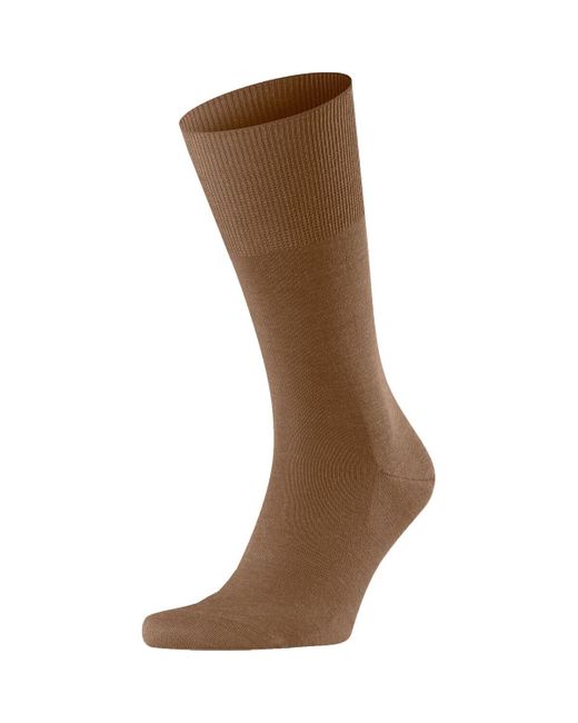 Falke Socks Airport Sok Camel in het Brown voor heren