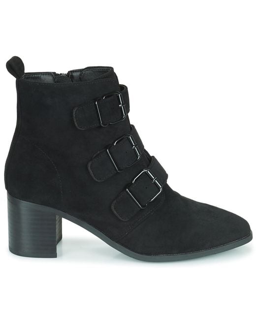 Moony Mood Enkellaarzen Paola in het Black