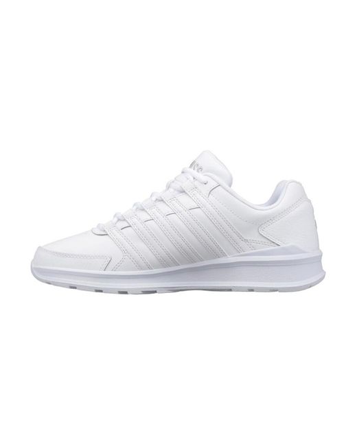Baskets basses Vista Trainer K-swiss pour homme en coloris White
