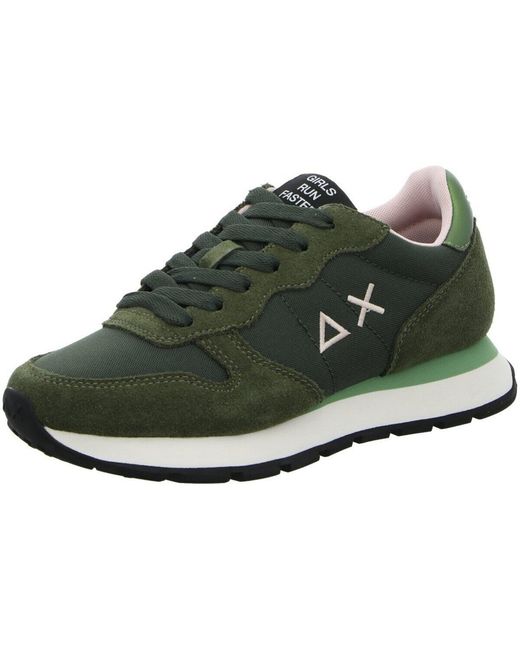 Baskets Basses Sun 68 en coloris Green