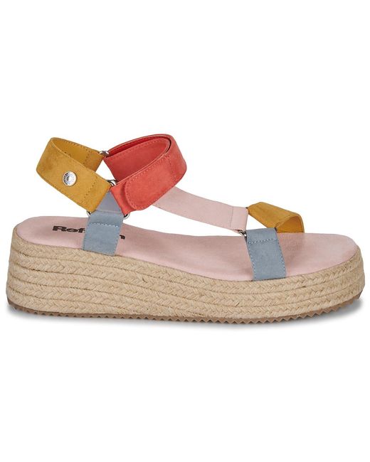 Sandales Compensées 170849 Refresh en coloris Pink
