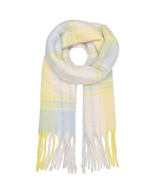 Echarpe ONLSUNNY LIFE CHECKED SCARF - 15237156 ONLY en coloris Yellow