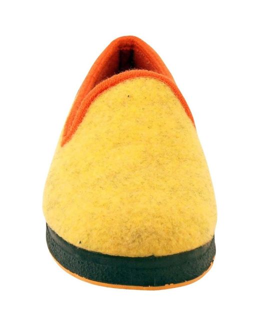 Chaussons Rosy Semelflex en coloris Yellow