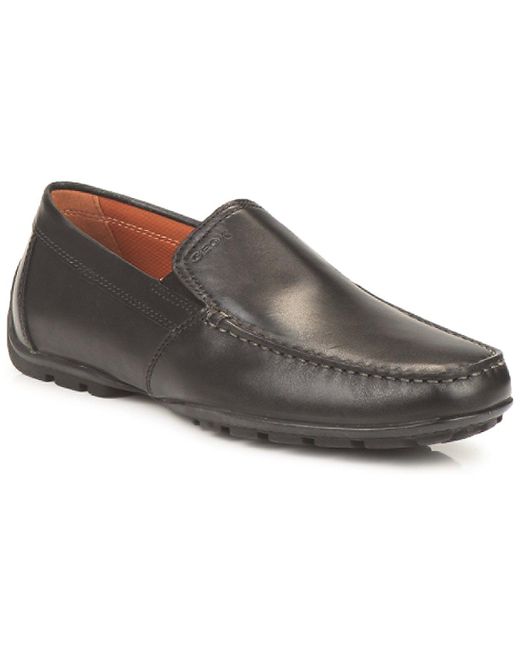 Geox Mocassins Monet in het Zwart voor heren - Bespaar 15% - Lyst