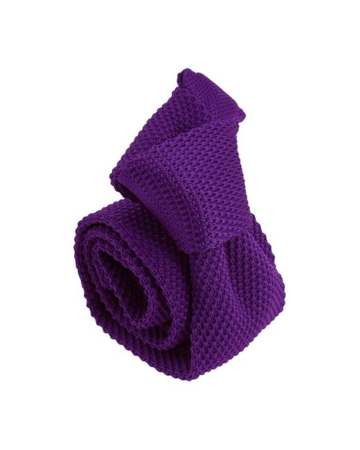 Cravates et accessoires Cravate tricot ARCOBALENO Clj Charles Le Jeune pour homme en coloris Purple