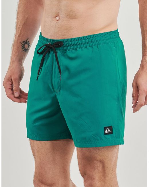 Quiksilver Zwembroek Everyday Solid Volley 15 in het Green voor heren