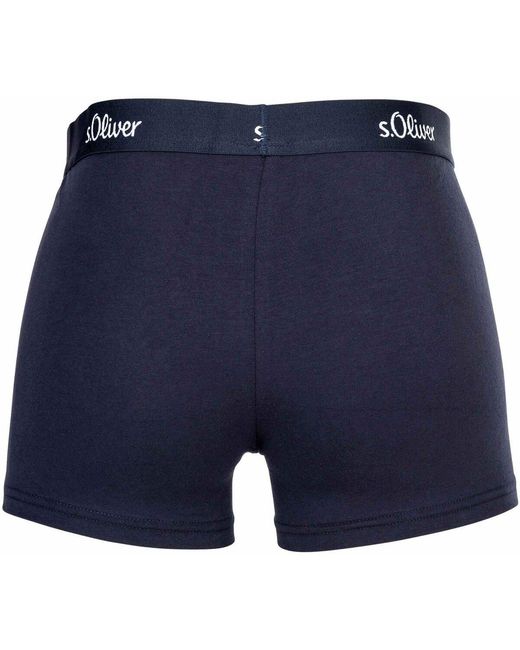 Caleçons Caleçon Paquet de 3 S.oliver pour homme en coloris Blue