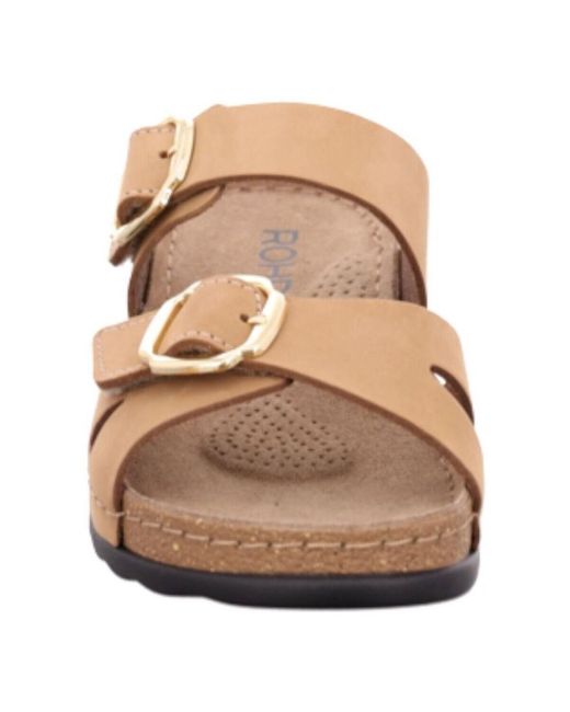 Mules Chaussons Rohde en coloris Brown