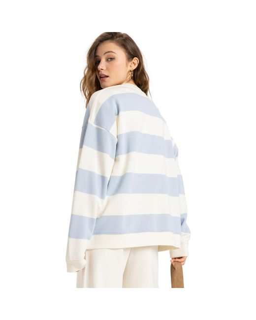 Pull Strictly Stripes Roxy en coloris Blue