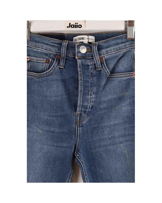 Jeans Jean slim en coton Re/done en coloris Blue
