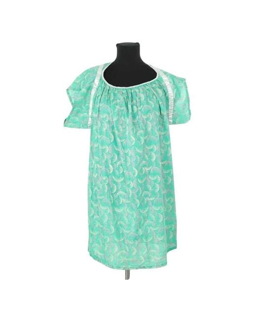 Robe courte Robe en coton verte IRO en coloris Green