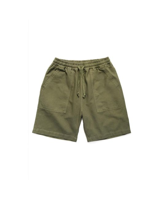 Short Short Canvas Chef Service Works pour homme en coloris Green