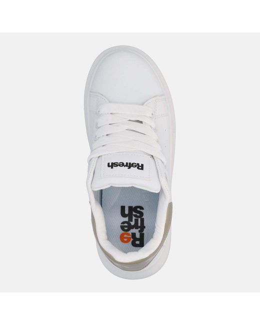 Baskets basses SNEAKERS Refresh en coloris White