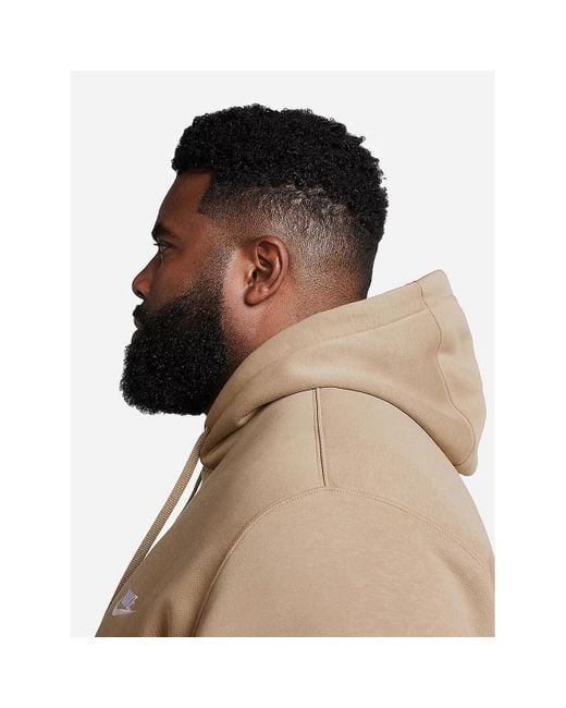 Sweat-shirt M nk club bb po hoodie Nike pour homme en coloris Natural