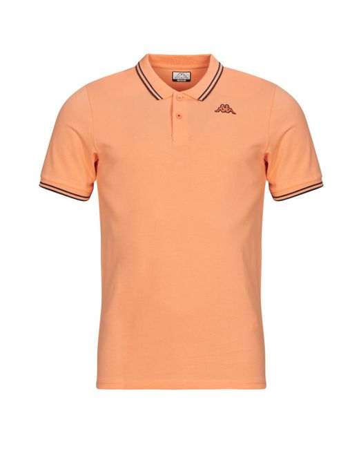 Polo Ezio2 di Kappa in Orange da Uomo