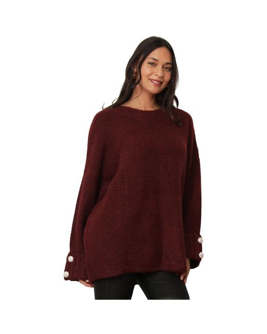 Pull Pulls Pour Femme La Modeuse en coloris Red