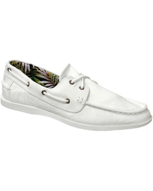 Chaussures bateau Bowie v2 Kdopa pour homme en coloris White