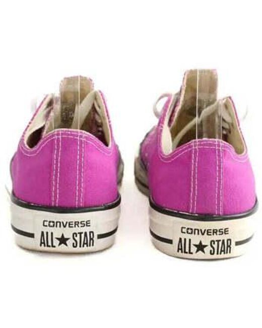 Baskets Basses Baskets Violettes Converse en coloris Pink