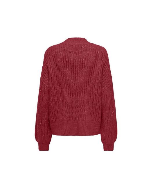 Pull Rubine ONLY en coloris Red