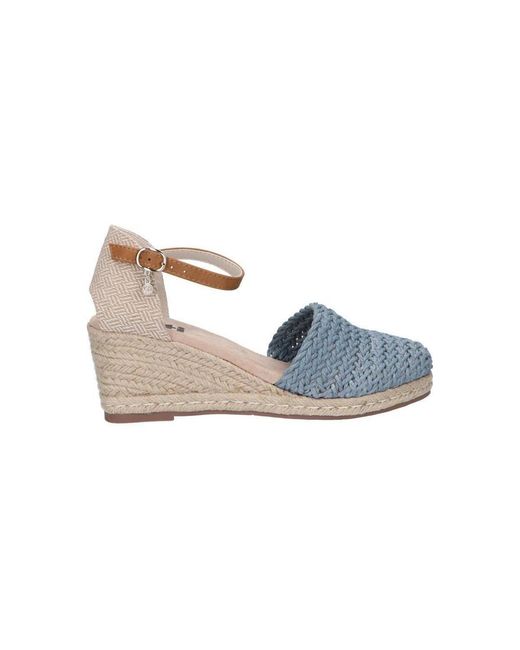 Sandales compensées 44027 Xti en coloris Blue
