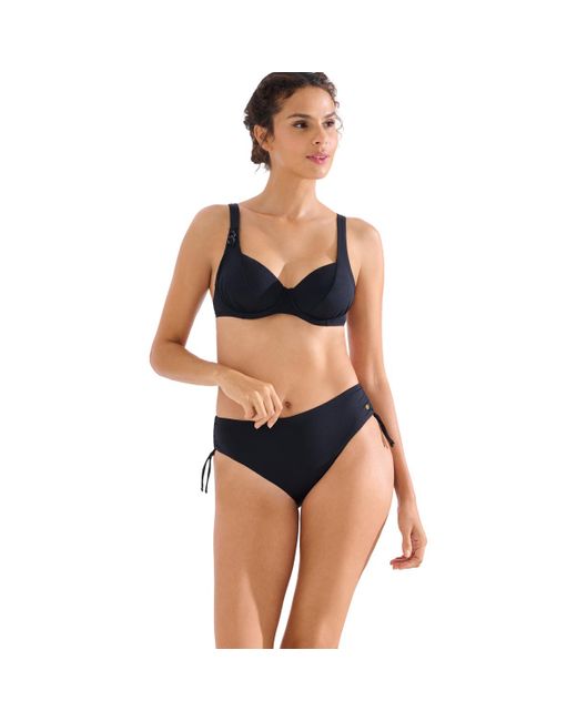Maillots de bain Bas maillot slip de bain côtés réglables PALMA Lisca en coloris Black