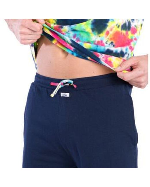 Pyjamas / Chemises de nuit Pyjama court en pur coton jersey ""1986"" Achile pour homme en coloris Blue