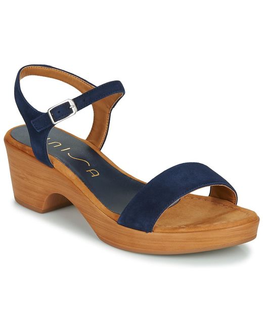 Unisa Sandalen Dames (Blauw) om te zoenen