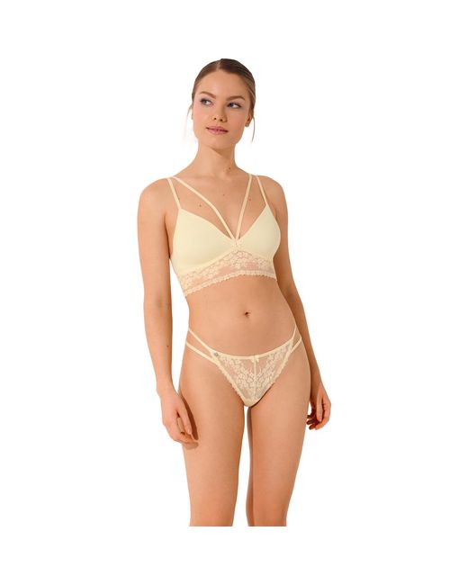 Strings String Sunset Cheek Lisca en coloris Brown