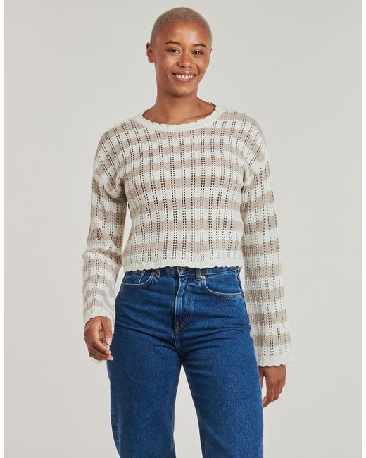 Pull NMLAIKA Noisy May en coloris White