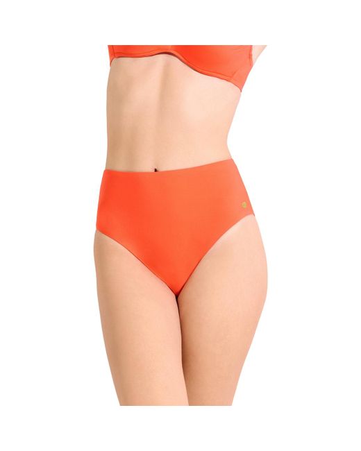 Maillots de bain Bas maillot slip de bain échancré taille haute PALMA Lisca en coloris Orange